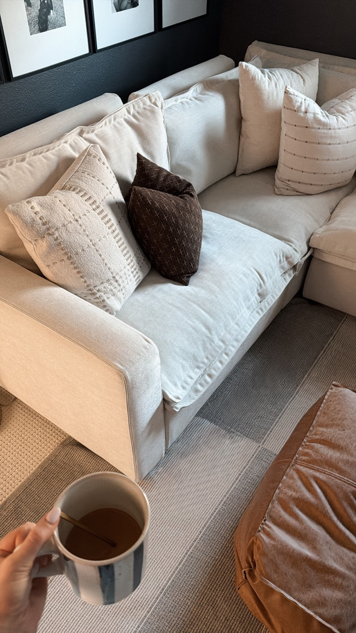 Details from our loft space! Love this Amazon ottoman soo much for a family friendly space! 

Homebody sectional, rugs USA, pillows 

#LTKHome