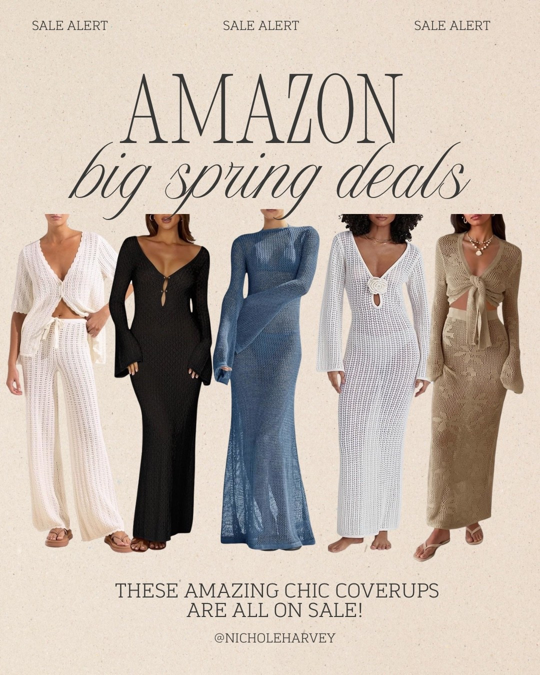 Sharing some my favorite crochet cover ups from Amazon that are on sale right now! They all come in so many more colors and are so comfy! Gives a bathing suit that chic look.
Linked ⬆️

#Itkcreator #Itkfinds
#Itkwatchnow #coverup #crochet #bathingsuit #beachcoverup #amazon #amazonsale #amazonbigspringsale

#LTKSeasonal #LTKSaleAlert #LTKootd