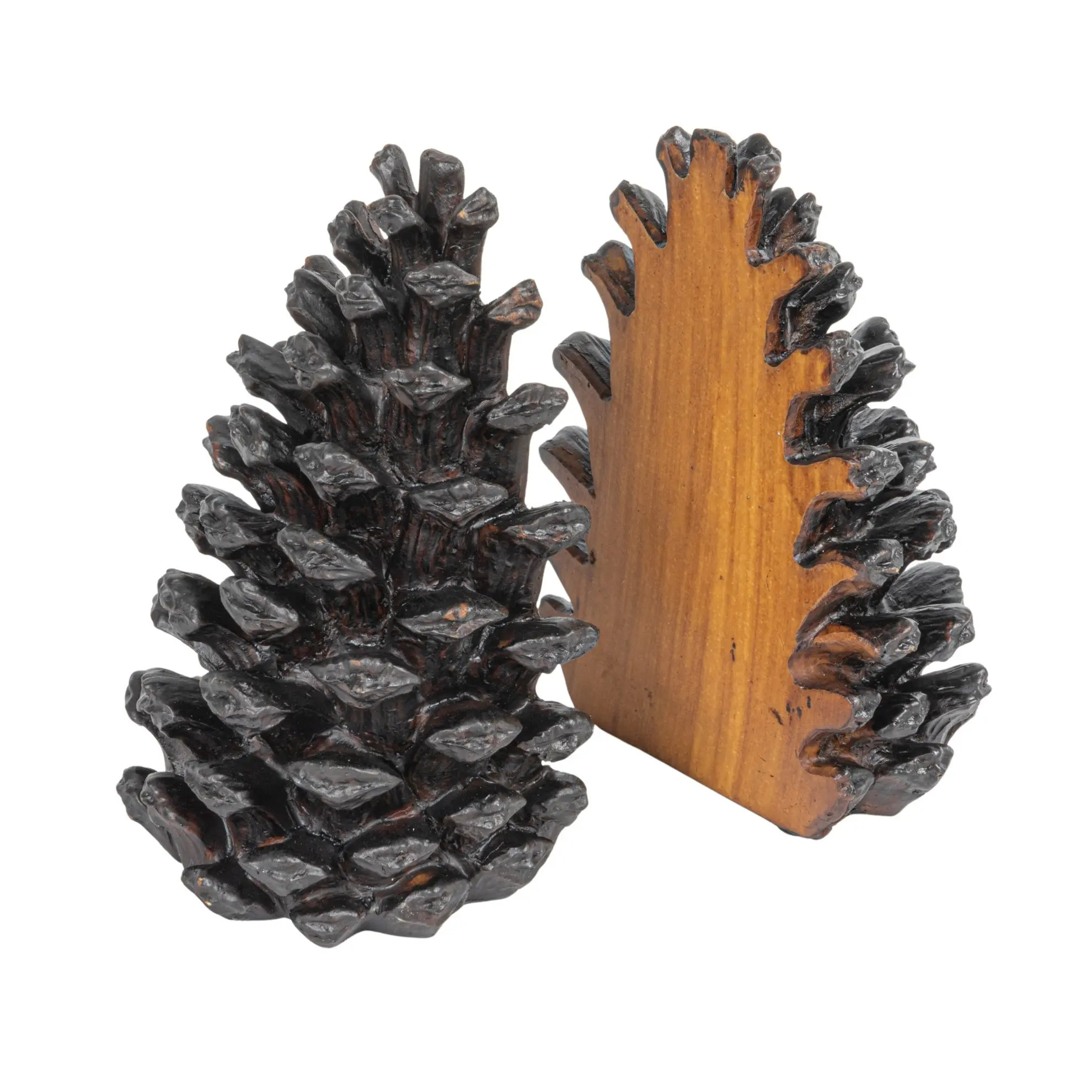 Storied Home Decorative Resin Pinecone Bookends, Bronze, Set of 2 | Nordstrom | Nordstrom