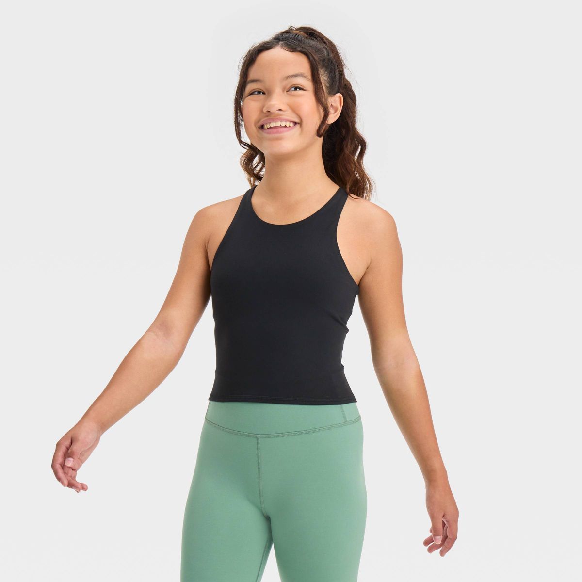 Girls' Cropped Tank Top - All In Motion™ | Target