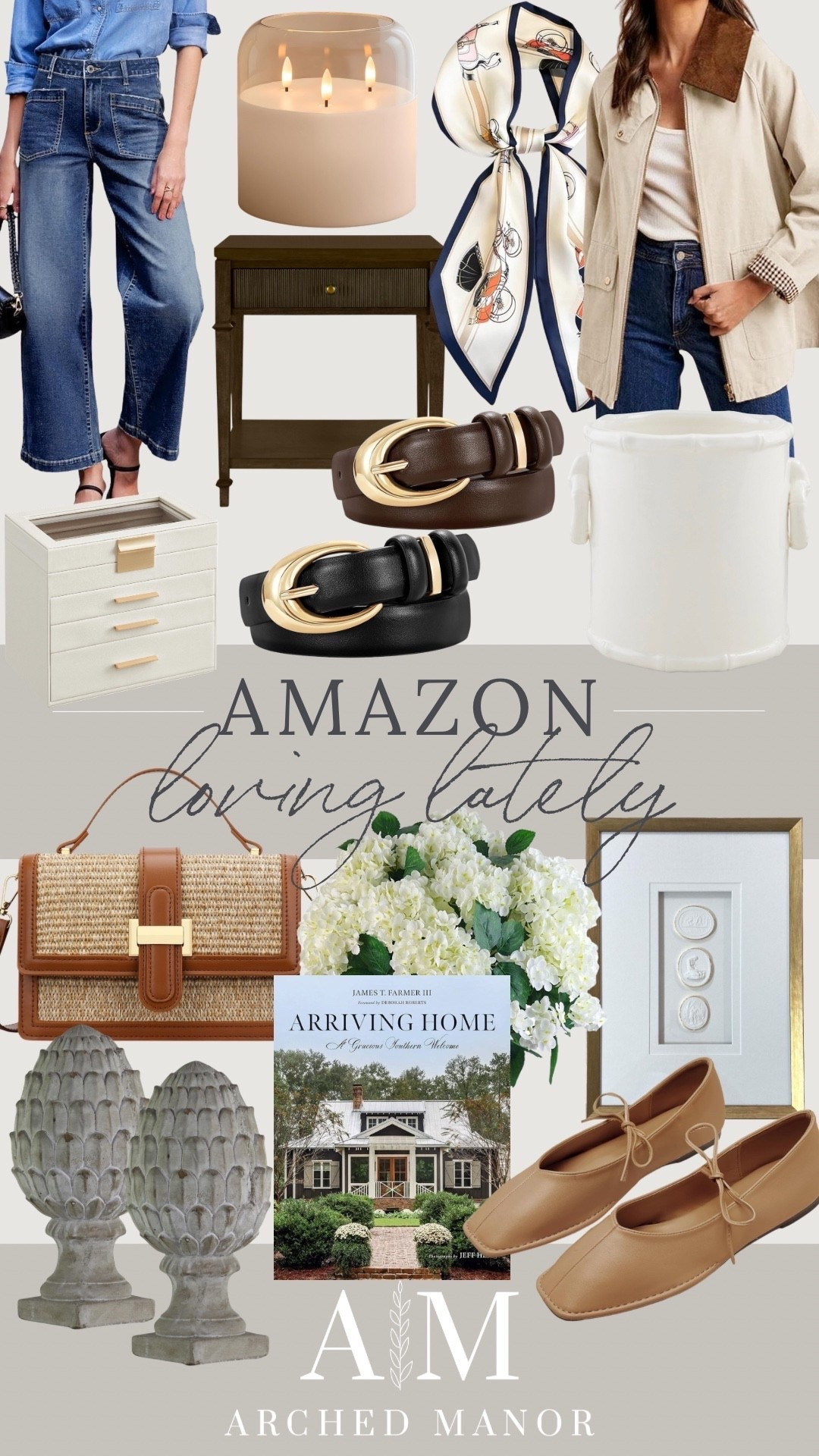 Amazon loving lately 🤍 how cute is this bag?! Fresh finds to bring all the calm, cozy, and collected to your home and closet! 

#LTKHome #LTKSeasonal