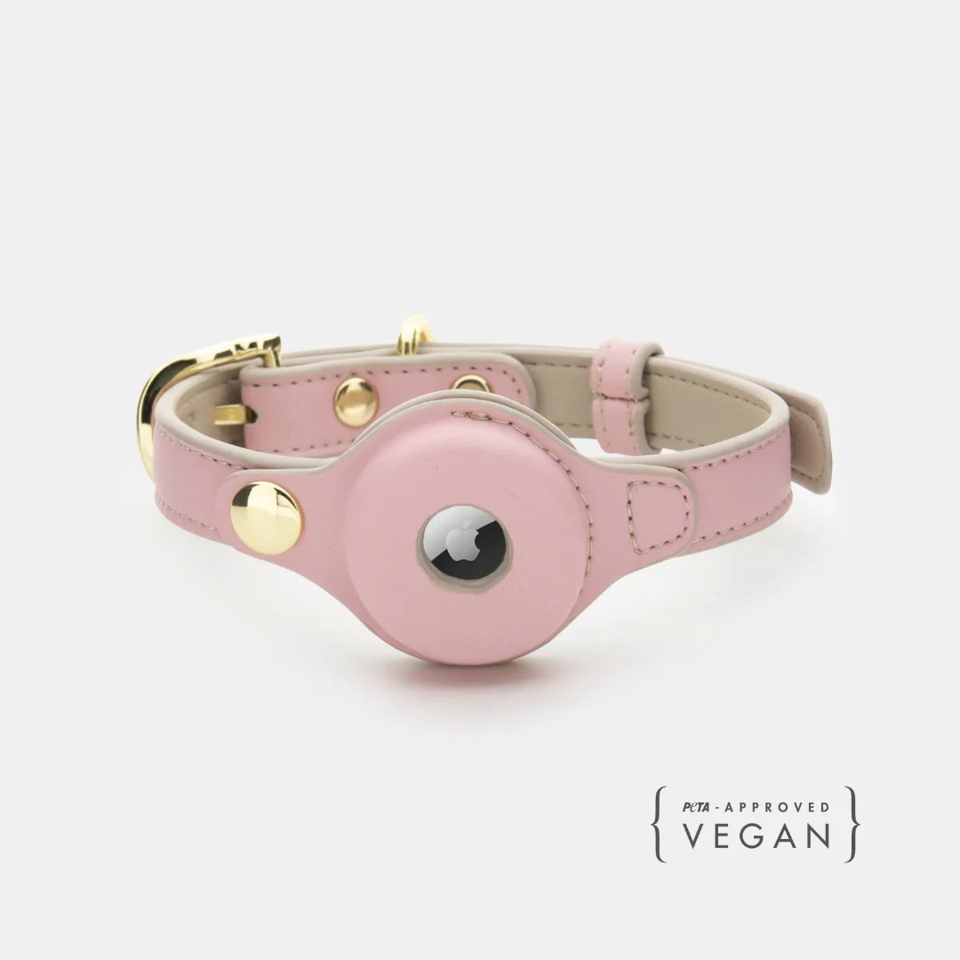 Collar - Air Tag Enabled - Vegan Leather - Cupertino | Nina Woof