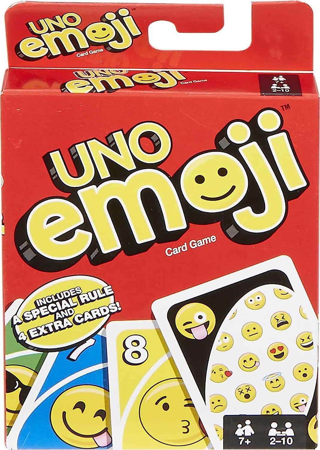 Amazon.com: Mattel Games UNO Emojis Multicolor Basic Pack : Toys & Games | Amazon (US)