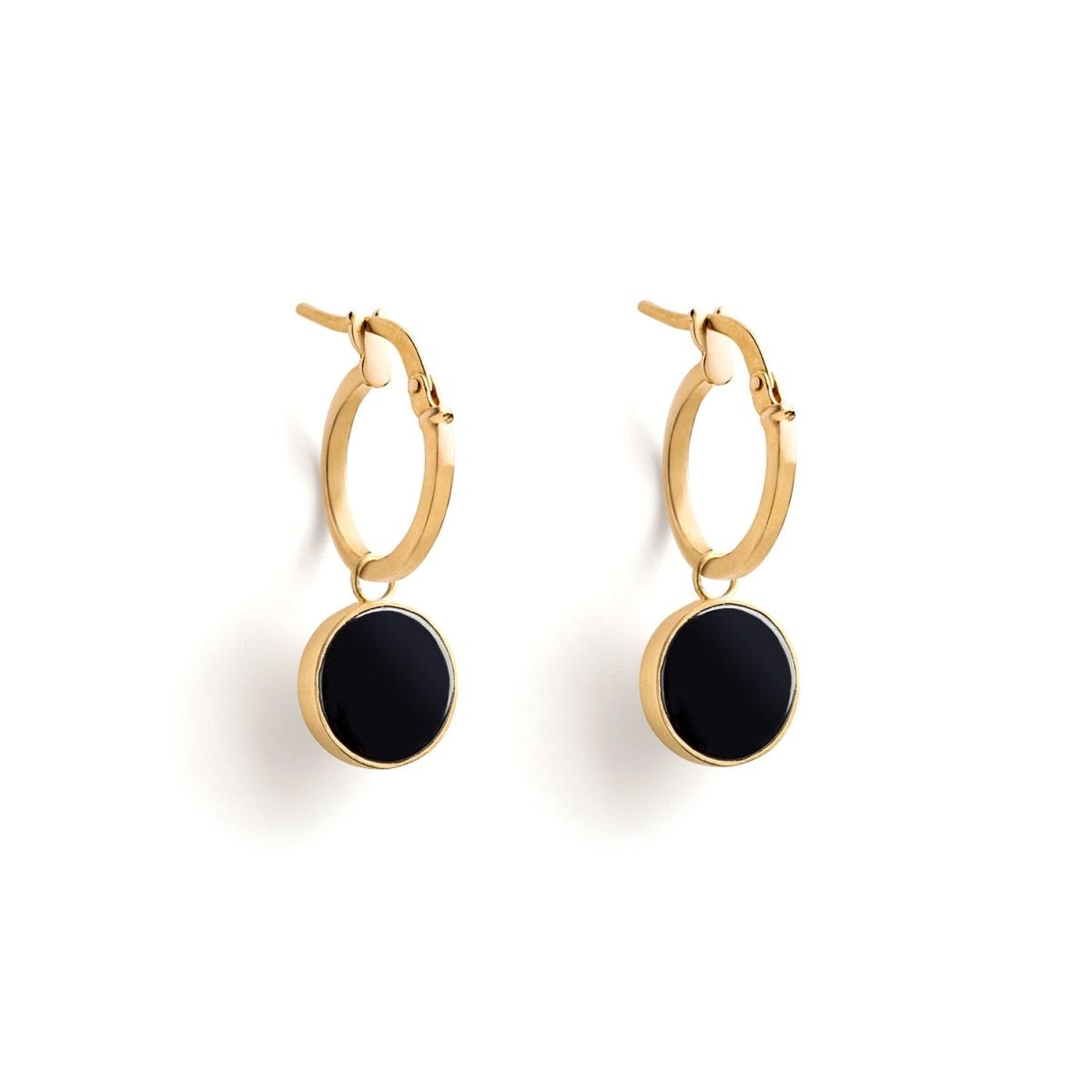 Black Onyx Portilla Earrings | Wolf & Badger (US)