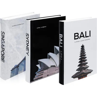 Decor Books for Coffee Table Set of 3 | Wayfair North America