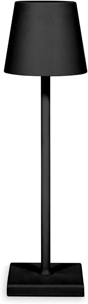 La Luz 13 inch Cordless Table Lamps 5200 mAh Battery Operated Lamp, USB-C Port Rechargeable Lamp ... | Amazon (US)
