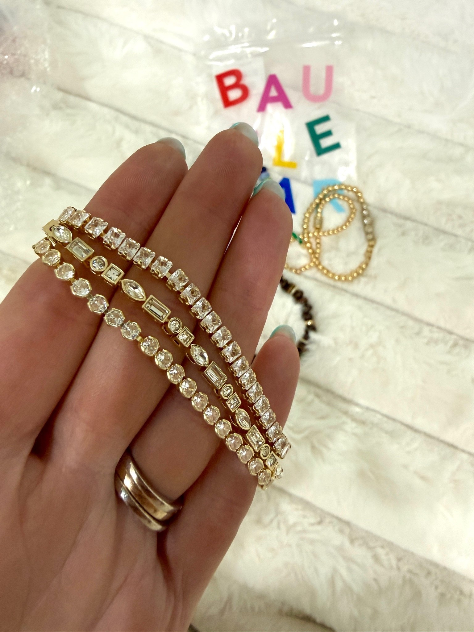 Baublebar rhinestone bracelets

#LTKootd #LTKOver40 #LTKmomlife