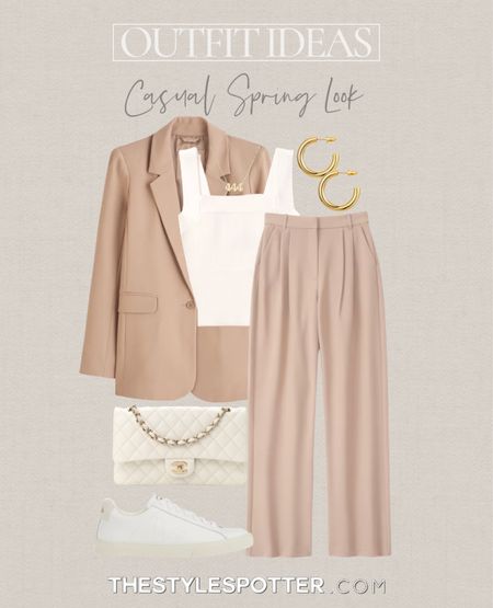 Spring Outfit Ideas 💐 Casual Spring Look
A spring outfit isn’t complete without an extra layer and soft colors. These casual looks are both stylish and practical for an easy spring outfit. The look is built of closet essentials that will be useful and versatile in your capsule wardrobe. 
Shop this look 👇🏼 🌈 🌷


#LTKFind #LTKSeasonal #LTKworkwear