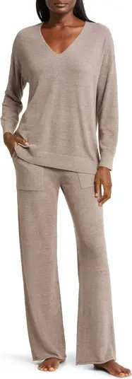 Barefoot Dreams® CozyChic™ Ultra Lite® Long Sleeve Lounge Shirt & Pants | Nordstrom | Nordstrom