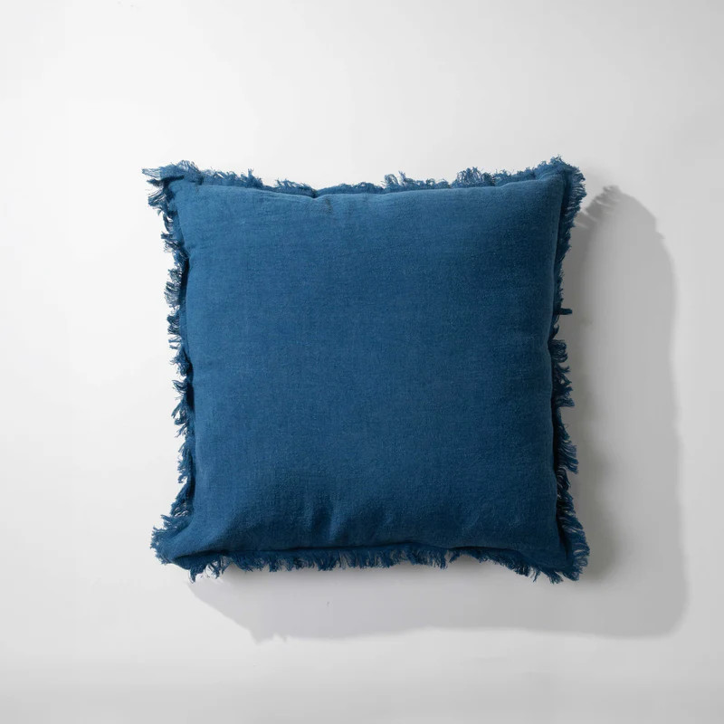 Stonewashed Linen Square Pillows | Modern Locke