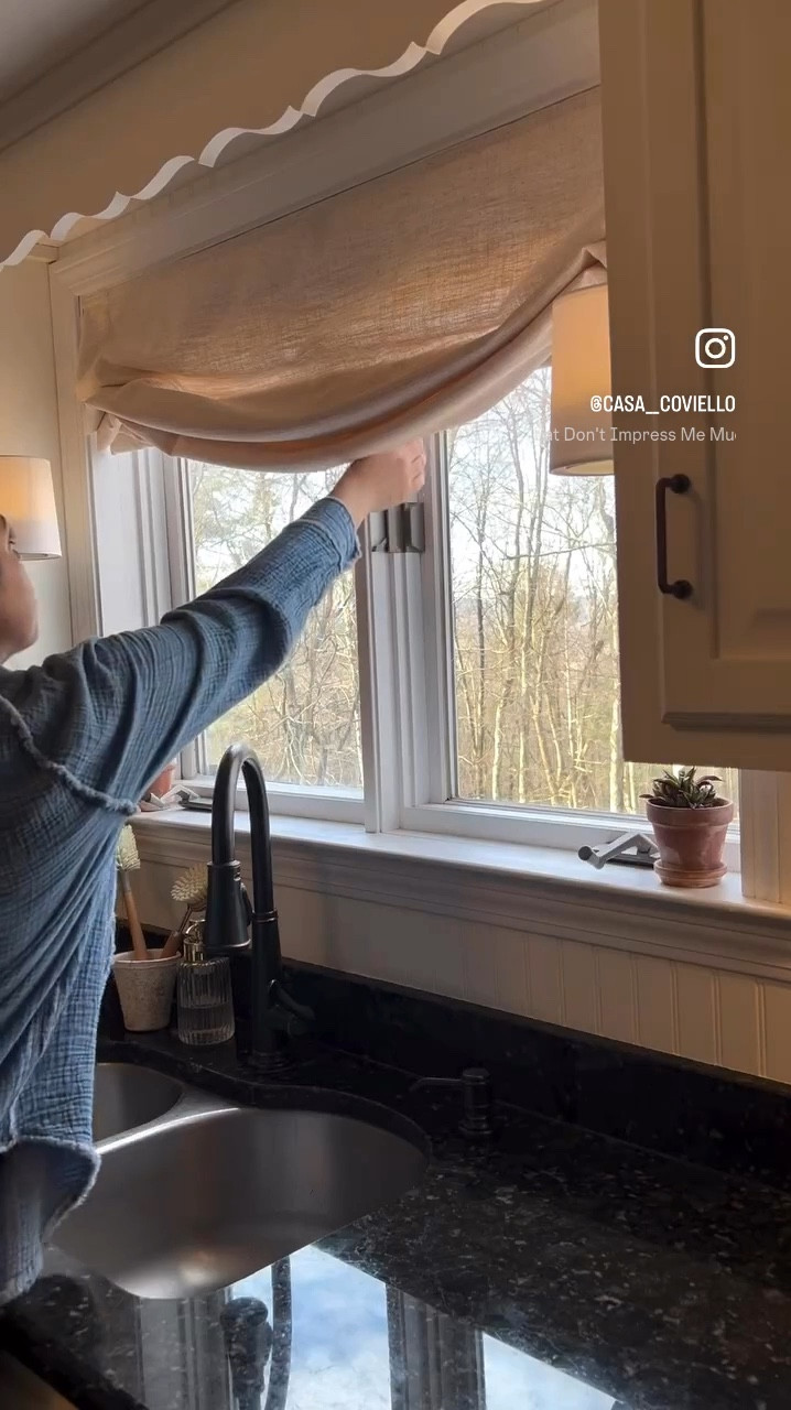Added instant charm to our kitchen with my new custom *cordless* Roman shades from @tailorvibe_official ! I had multiple fabric books to choose from and ultimately ended up going with the Lia collection, again! The texture and color are so perfect!! 🙌🏻

I went with the Sand Beige color and you can save 28% off your purchase with code: CASACOVIELLO 

#LTKHome #LTKWatchNow