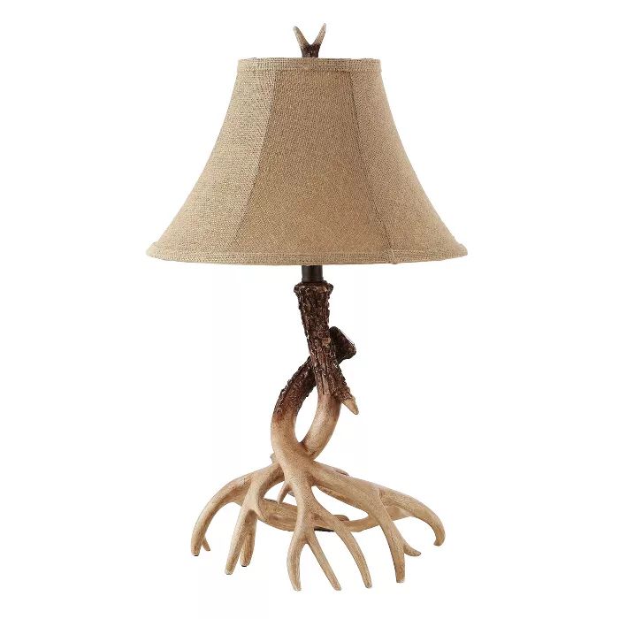 (Set of 2) 25.5" Sundance Faux Antler Table Lamp Brown (Includes CFL Light Bulb) - Safavieh | Target