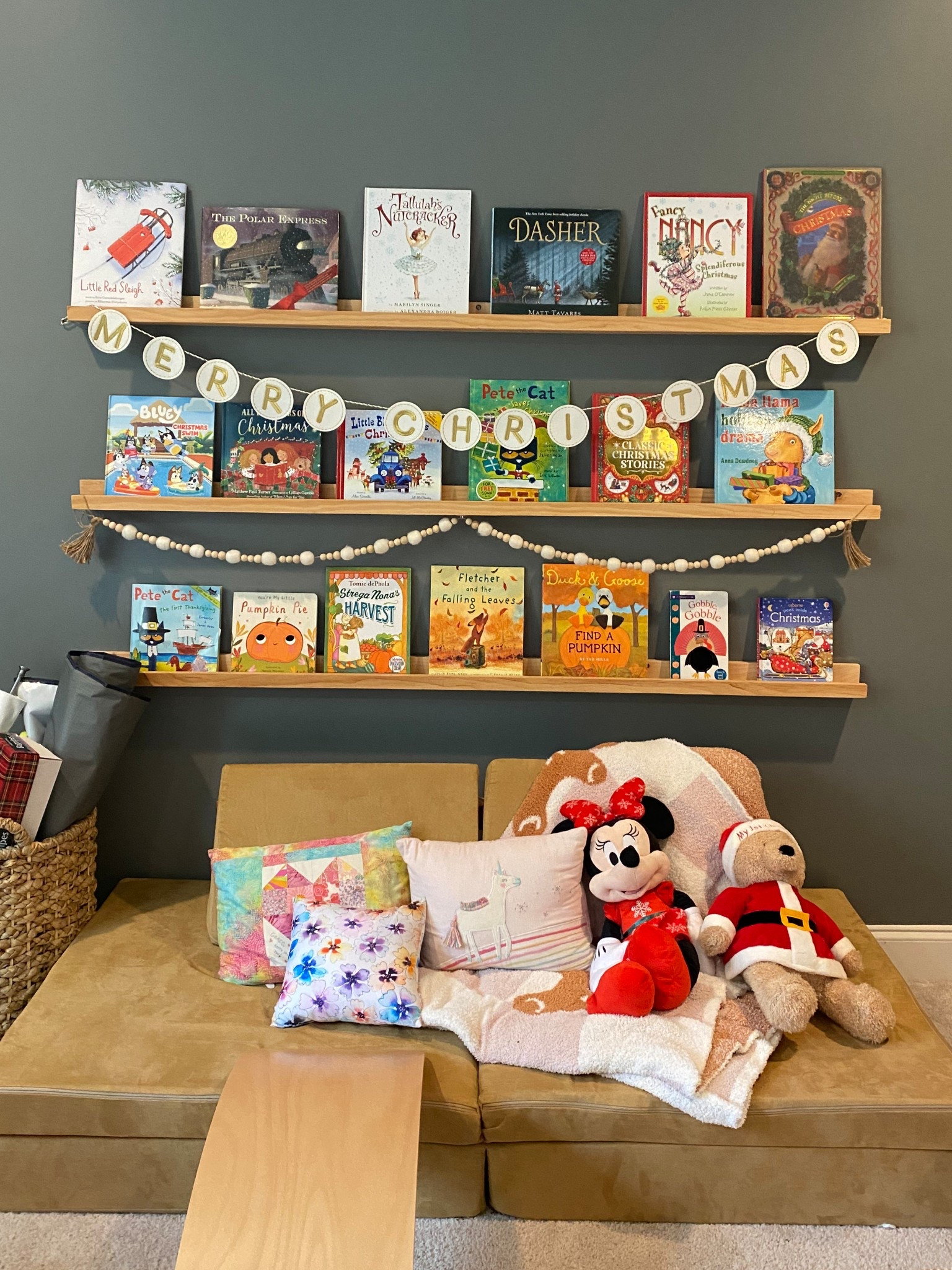 I love to decorate with simple banners or garlands. Mine are several years old but here are some super sweet new versions + our book shelves and favorite children’s holiday books. 

Christmas books. Holiday. Kids book shelves. Reading for kids. 
Holiday decor. Merry. 

#LTKSeasonal #LTKHoliday #LTKHome