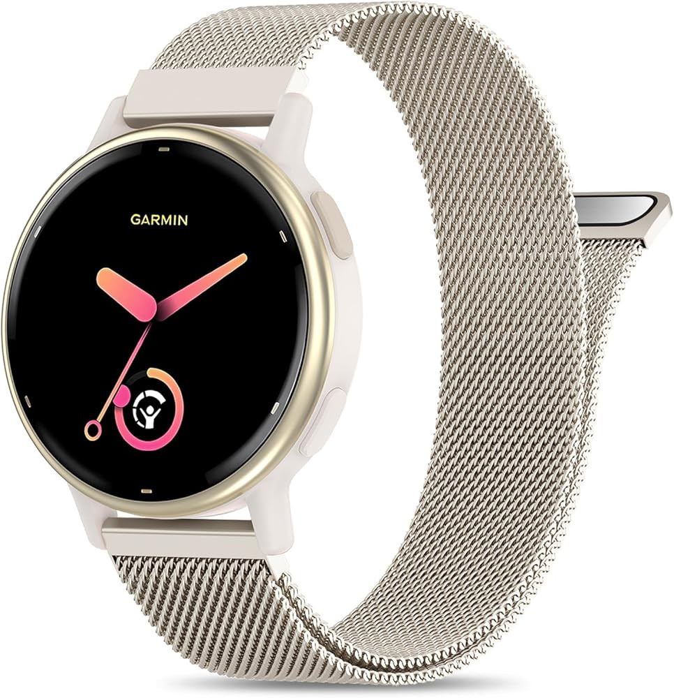 20mm Metal Magnetic Compatible with Garmin Vivoactive 5 Watch Band/Vivoactive 6/3/3 Music, Quick ... | Amazon (US)