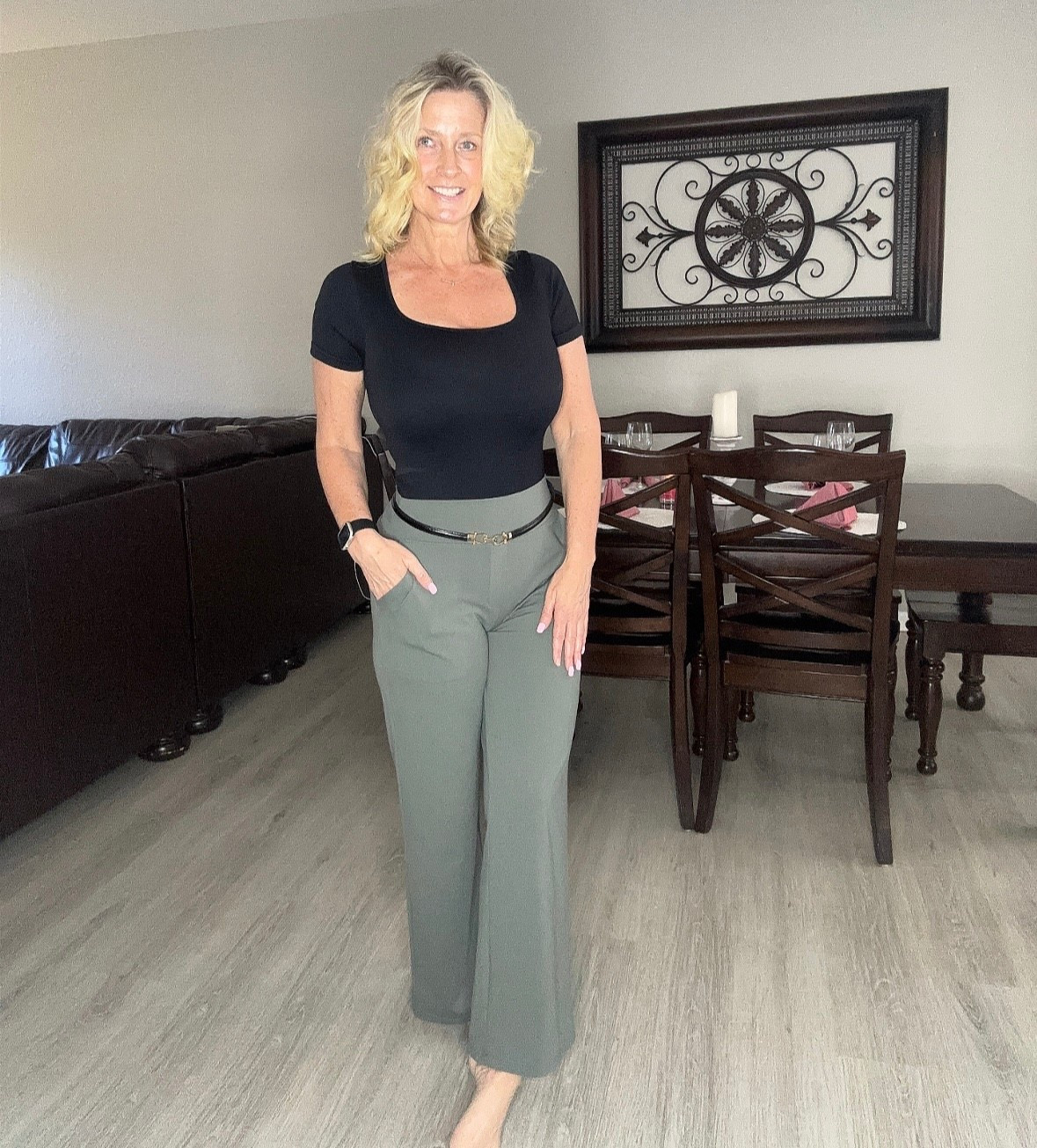 Ladies over 40… we’re not sacrificing comfort anymore.

✨ Yoga pants that dress up OR down
👖 Wide leg + ultra stretchy waistband
🤫 Faux back pockets (real side pockets!)
🖤 Bodysuit comes in a 2-piece option

#LTKootd #LTKMidsize #LTKOver40
