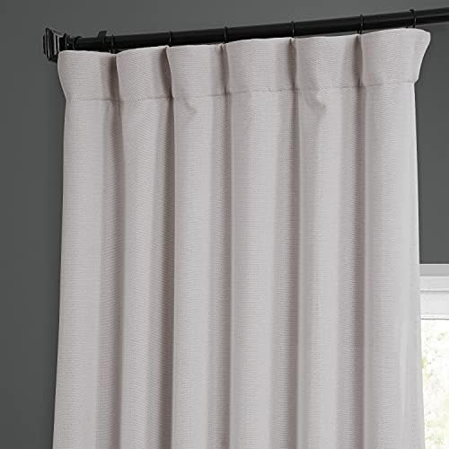 HPD Half Price Drapes BOCH-LN185-P Faux Linen Room Darkening Curtain (1 Panel) 50 X 96, BOCH-LN18... | Amazon (US)
