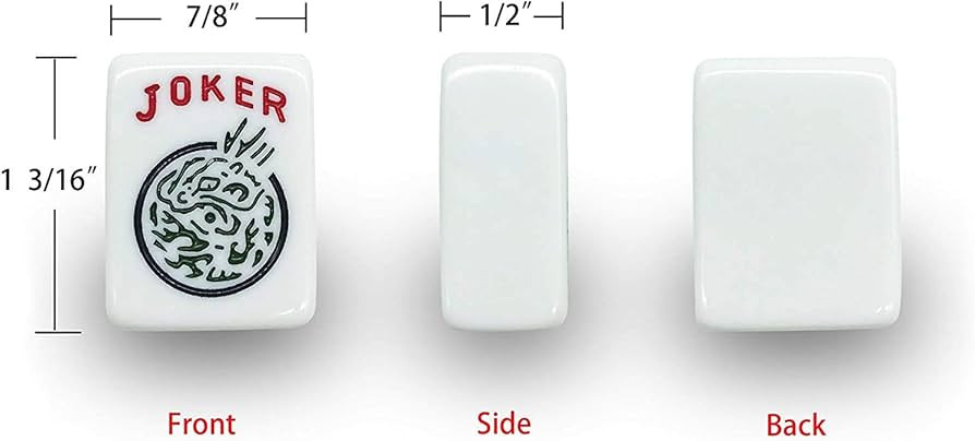 American Mahjong Game Set - Pearl Gray Quilted Soft Bag - 166 White Engraved Tiles, 4 All-in-One ... | Amazon (US)