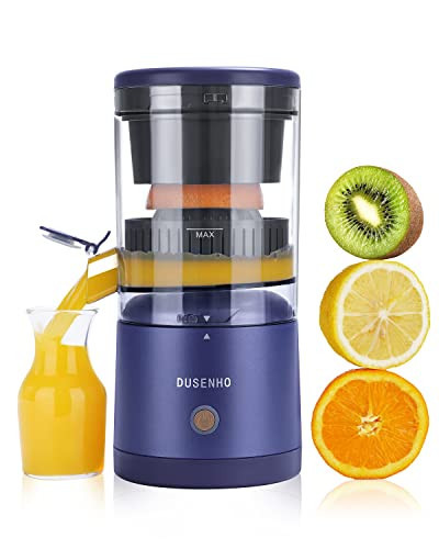 Electric Juicer Rechargeable - Citrus Juicer Machines with USB and Cleaning Brush Portable Juicer for Orange, Lemon, Grapefruit… | Amazon (US)
