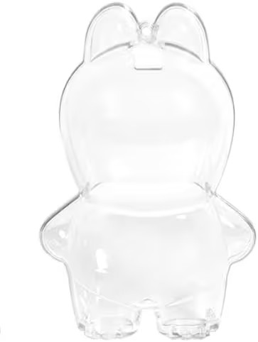 Protective Display Case Cover for Mini Labubu 4.0 - Pin for Love with Keychain, Clear Hard-Shell ... | Amazon (US)