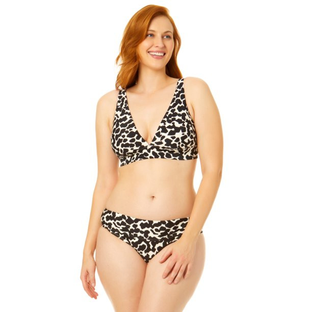 Time And Tru Women's Mid Rise Bikini Swim Bottom - Walmart.com | Walmart (US)