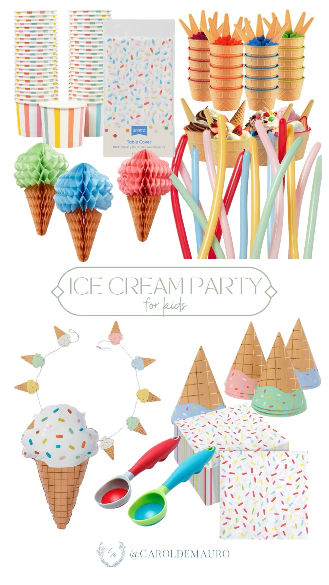 Who’s ready for the ultimate ice cream social for your kids? I’ve pulled together all the best finds, including these adorable cone hats and bright scoops, to make sure the vibes are 10/10. Come hungry for sprinkles and stay for the sugar high!

party essentials, hostess life, kid's birthday party inspo, entertaining, ice cream bar, pastel party, affordable finds, party backdrop

#LTKSeasonal #LTKHome #LTKKids