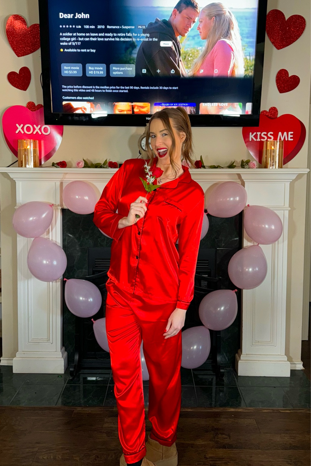 Silk pajamas. Red silk pajamas. Valentines pajamas. Valentines pjs. Silk pjs.

#LTKSeasonal