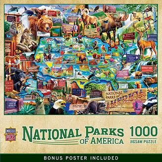 National Parks of America 1000 Piece Jigsaw  Puzzle | Macy's