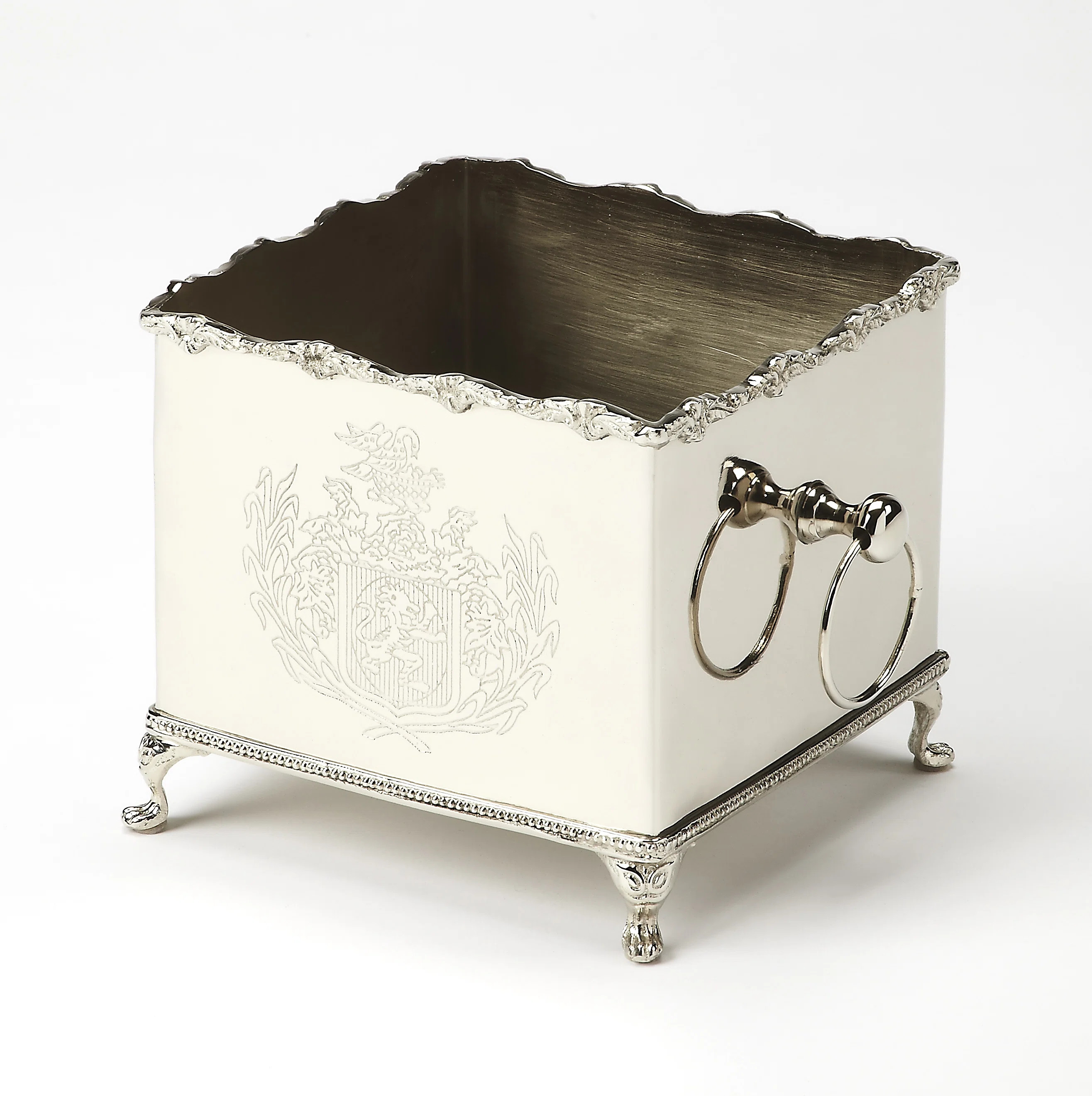 Cascio Silver Planter | Perigold