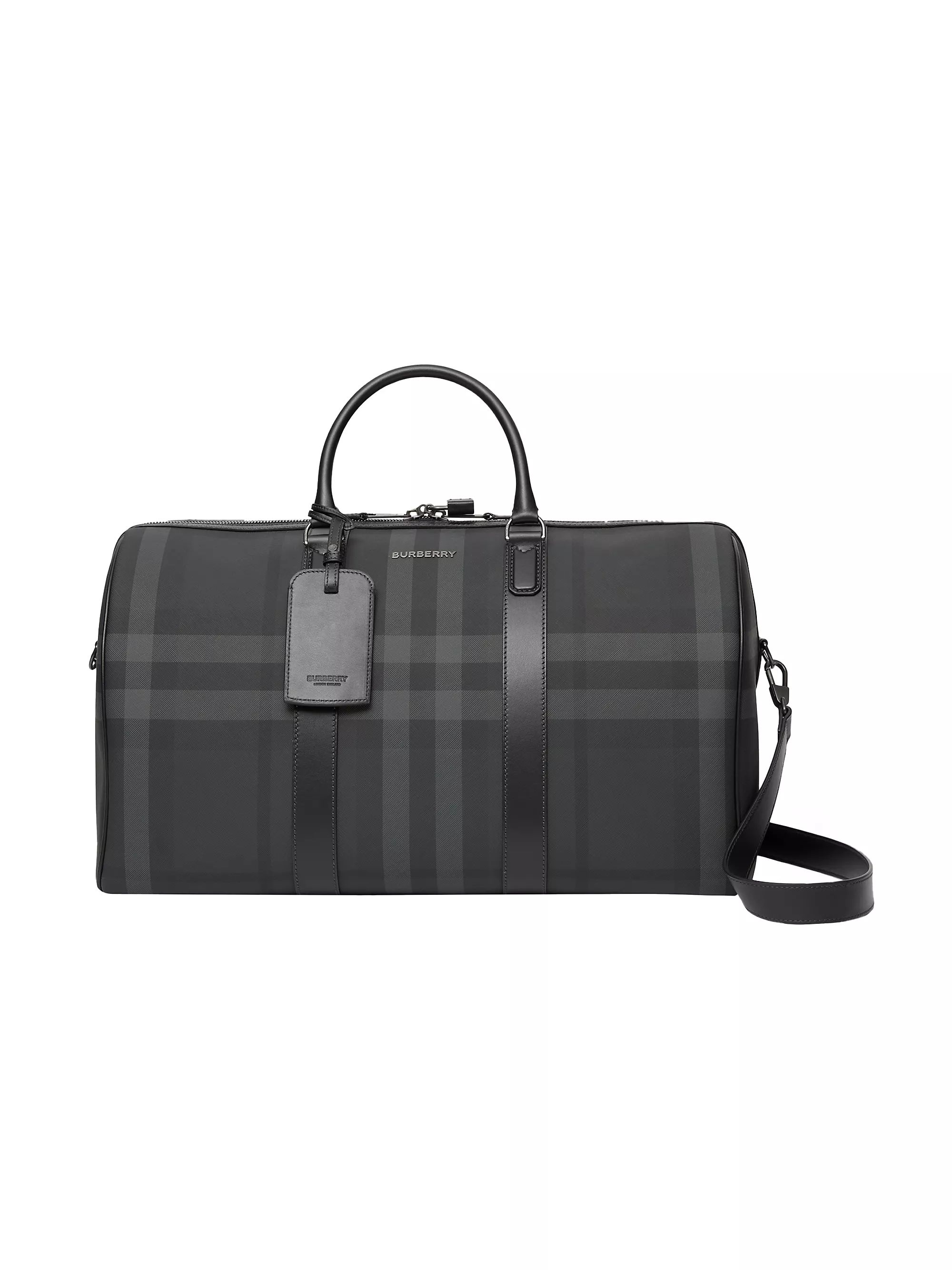 Boston Canvas Check Bowling Bag | Saks Fifth Avenue