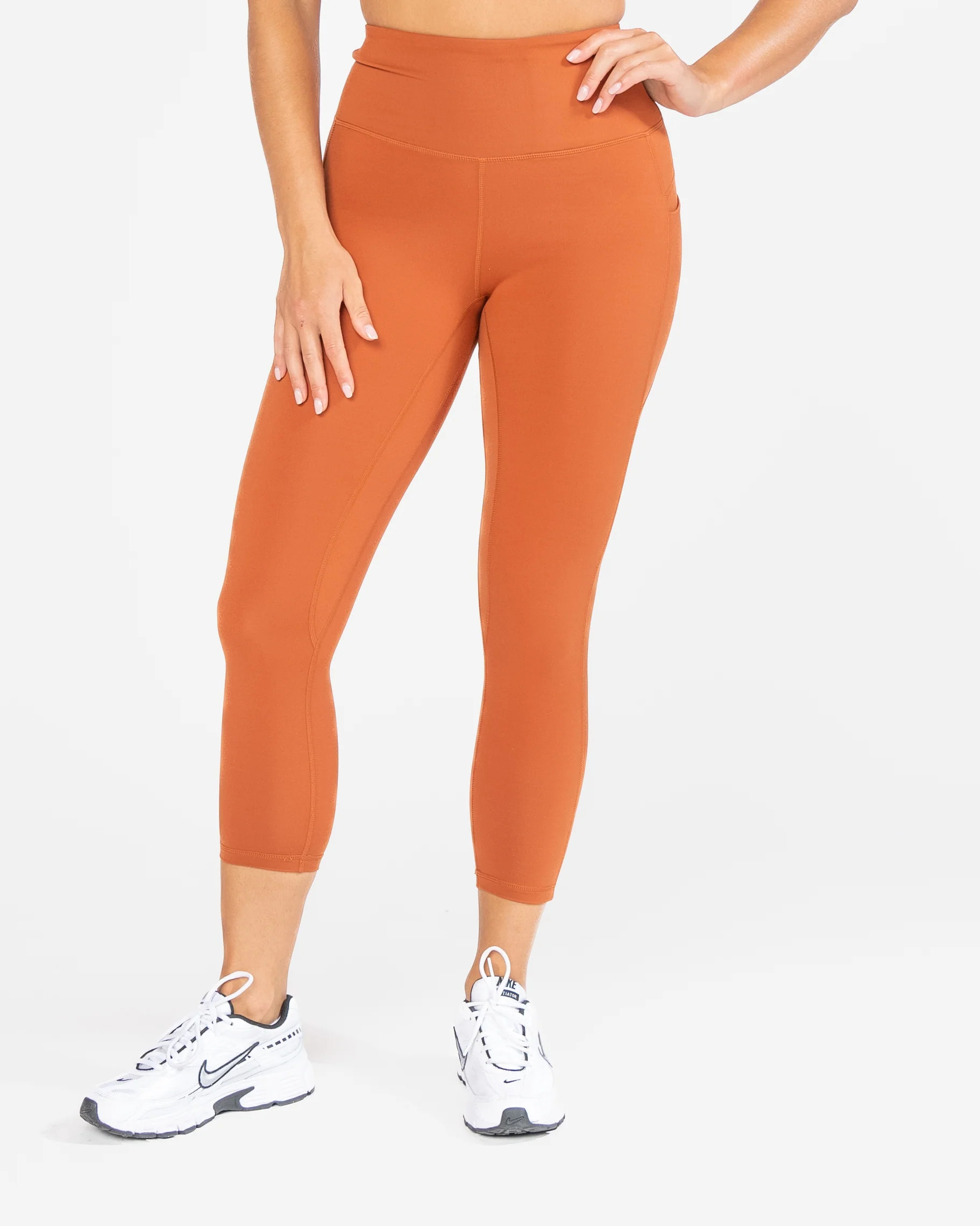 Skin Vinyasa Capri (22 in.) - Copper | Senita Athletics