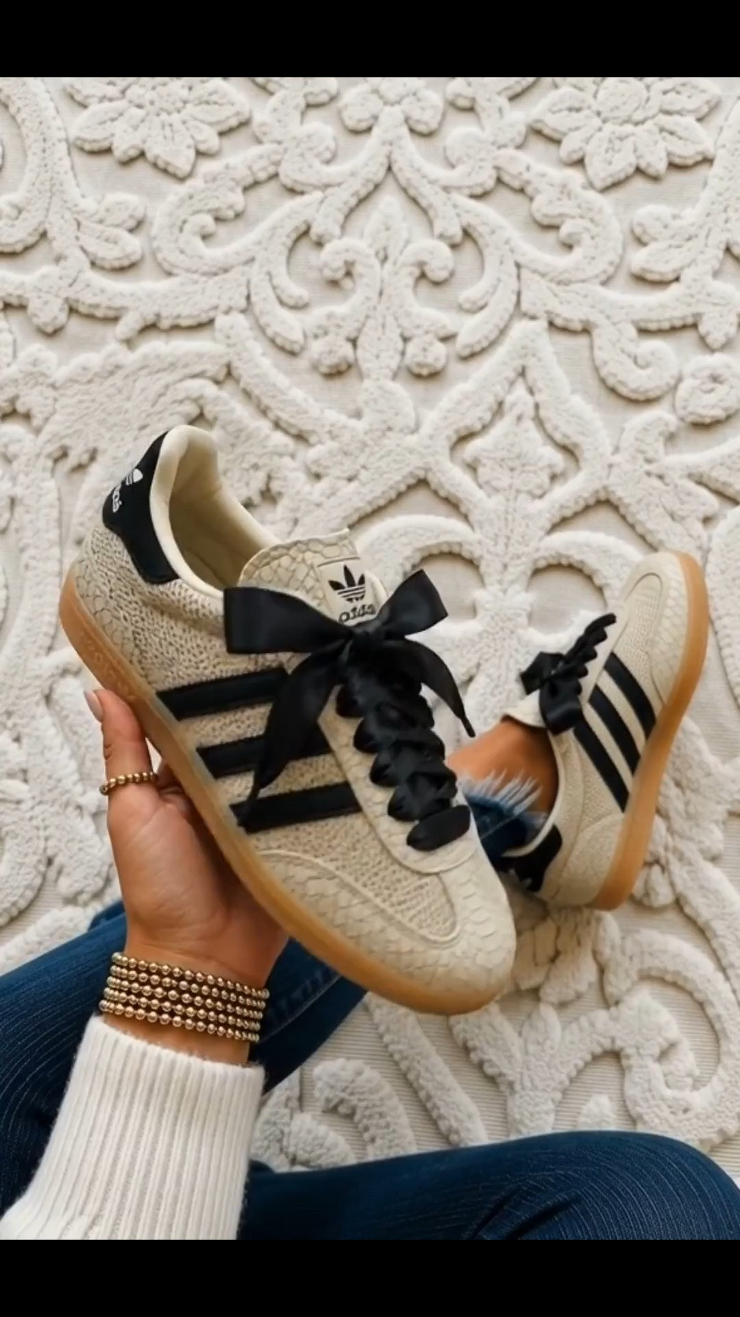 adidas Gazelle Indoor Shoes. The cutest everyday sneakers! They fit true to size with a comfy, flattering fit that feels supportive without being bulky.