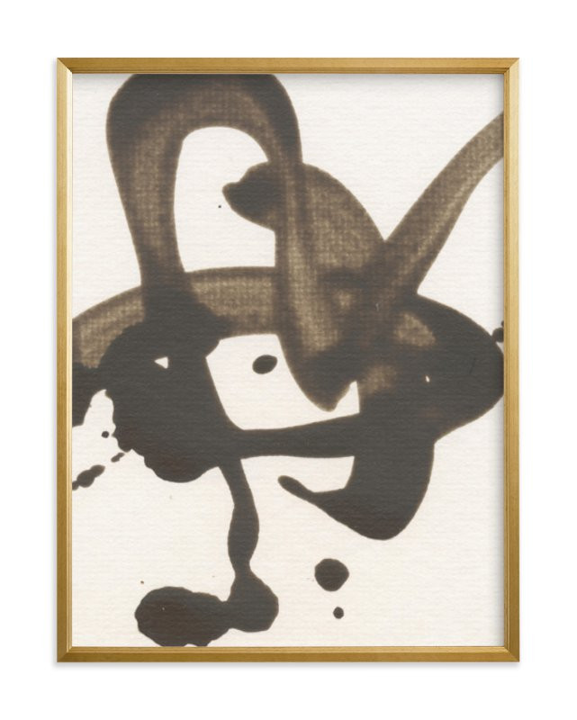 "Neutral Abstract" - Painting Limited Edition Art Print by Cecily Hill Lowe. | Minted