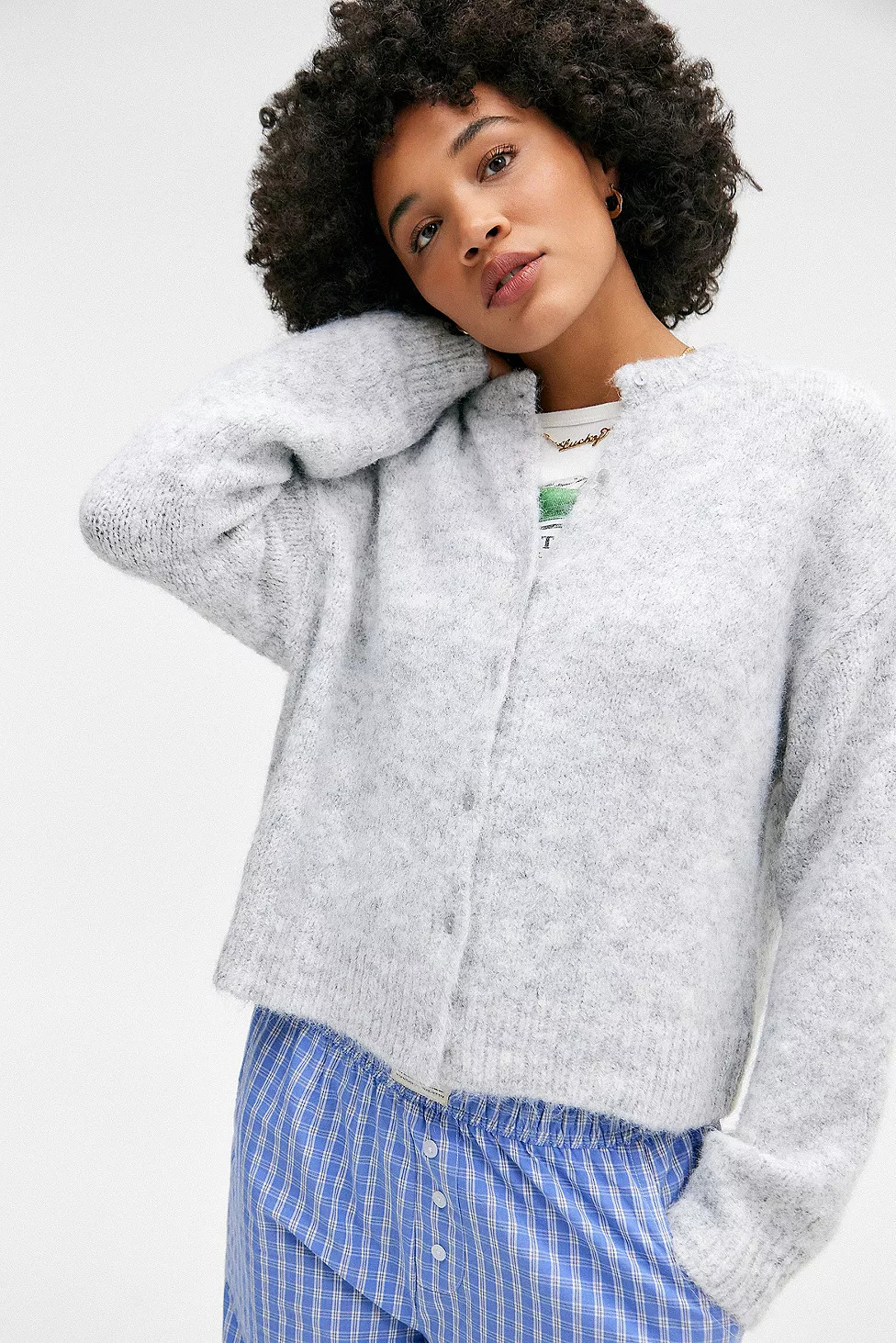 UO Dakota Knit Cardigan | Urban Outfitters UK