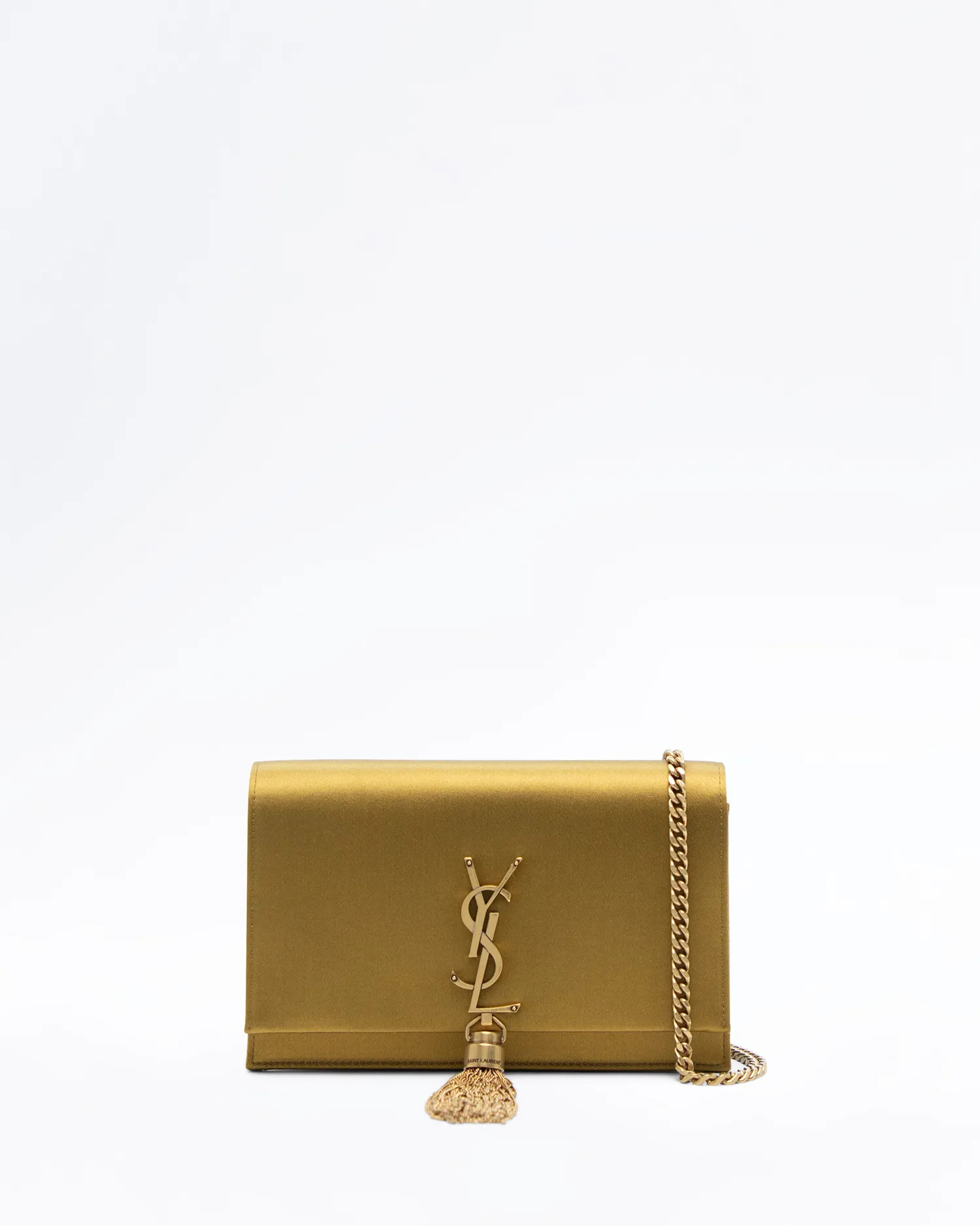 Satin Small Kate Tassel Bag | Vivrelle