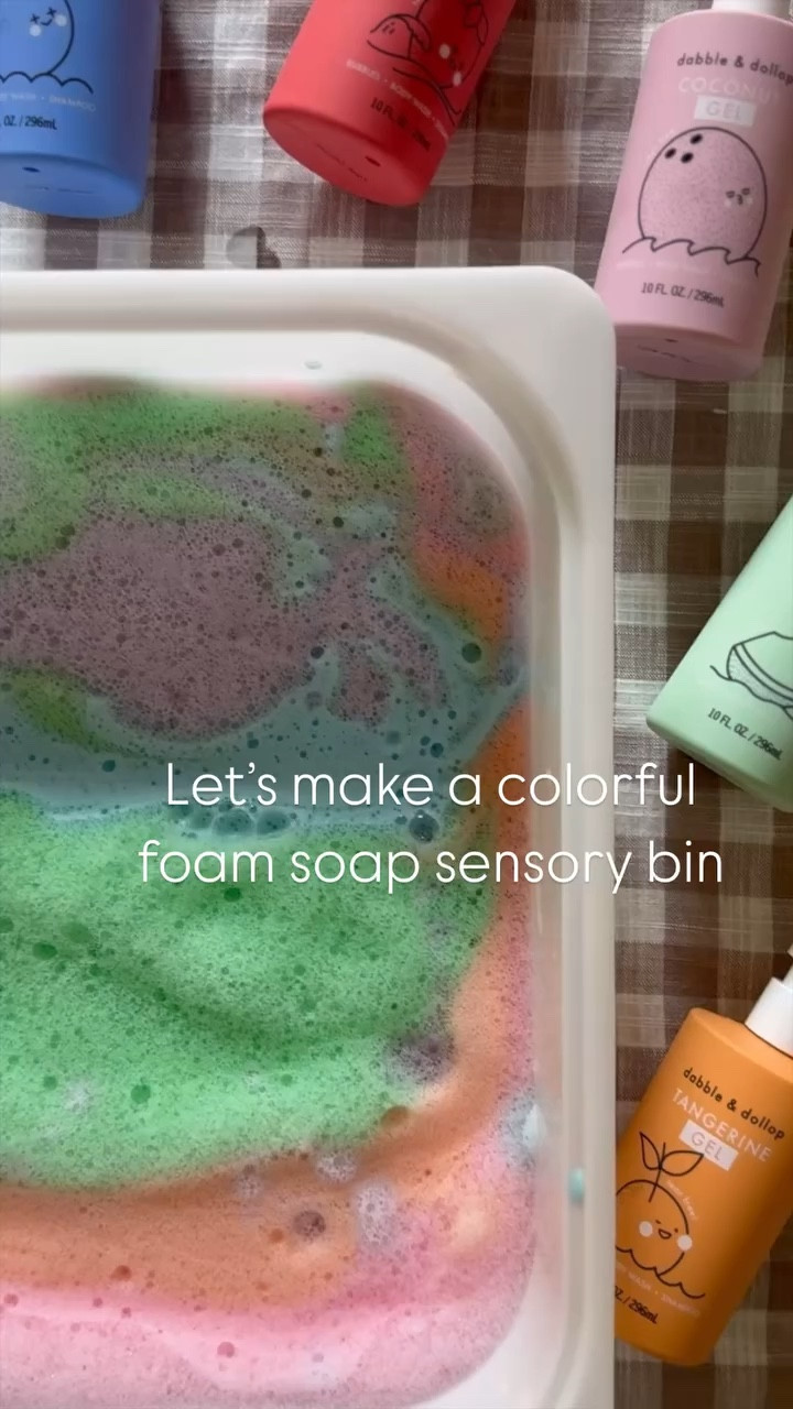 If your weather has been anything like ours lately and you need a fun indoor activity - try this fun foam activity. 

We used:

🛁Bath color tabs
🛁Our favorite @dabbleanddollop soaps (that are now available @target!!!) 
🛁 Water 
🛁Mason jars (or a mixer)
🛁 Bin to put the foam in 

I’ll link everything in my bio and then make sure you head on over to @target to check out our most favorite brand on their shelves 😍

#targetfinds #dabbleanddollop #soapforsensitiveskin #sensoryplay #rainydayactivities #toddleractivities #preschoolactivities #colormixing