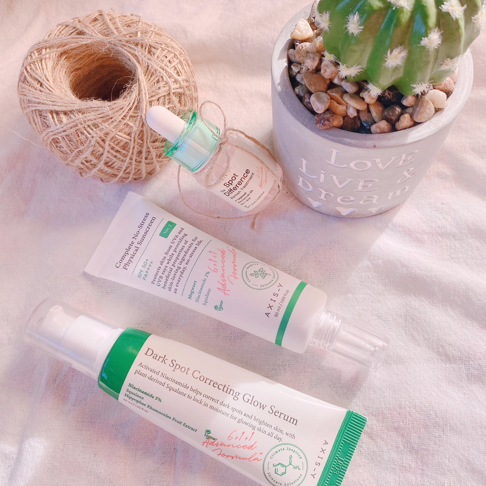 💚ᴀxɪꜱ-ʏ ꜱᴘᴏᴛ ᴛʜᴇ ᴅɪꜰꜰᴇʀᴇɴᴄᴇ ʙʟᴇᴍɪꜱʜ ᴛʀᴇᴀᴛᴍᴇɴᴛ

I apply this to active pimples and dark spots after the toner. The consistency is serum-like, leaving no film or marks on my skin's surface. It contains tiny pink beads that demand a bit of effort to burst. While I'm unsure about its effectiveness in reducing spots, it does help in minimizing acne.

💚ᴀxɪꜱ-ʏ ᴅᴀʀᴋ ꜱᴘᴏᴛ ᴄᴏʀʀᴇᴄᴛɪɴɢ ɢʟᴏᴡ ꜱᴇʀᴜᴍ

My favorite among the three! Despite having only 5% Niacinamide, I use it as a booster by adding a bit more niacinamide powder to increase the percentage. It has significantly accelerated the lightening of my dark acne marks, particularly on the forehead!

💚ᴀxɪꜱ-ʏ ᴄᴏᴍᴘʟᴇᴛᴇ ɴᴏ-ꜱᴛʀᴇꜱꜱ ᴘʜʏꜱɪᴄᴀʟ ꜱᴜɴꜱᴄʀᴇᴇɴ

It's a lovely sunscreen that I use on a daily basis at home. I only go for chemical sunscreens now when I'm outdoors. Initially, this feels a bit heavy and sticky, but goes away quickly. It leaves a very slight hint of white cast and the best part is, it does not trigger breakouts for me! 

Acne treatment, blemish treatment, axis-y, physical sunscreen, korean sunscreen, korean skincare, kbeauty, skincare routine, niacinamide serum, korean serum, korean sunscreen, 

#LTKfindsunder100 #LTKGiftGuide #LTKbeauty