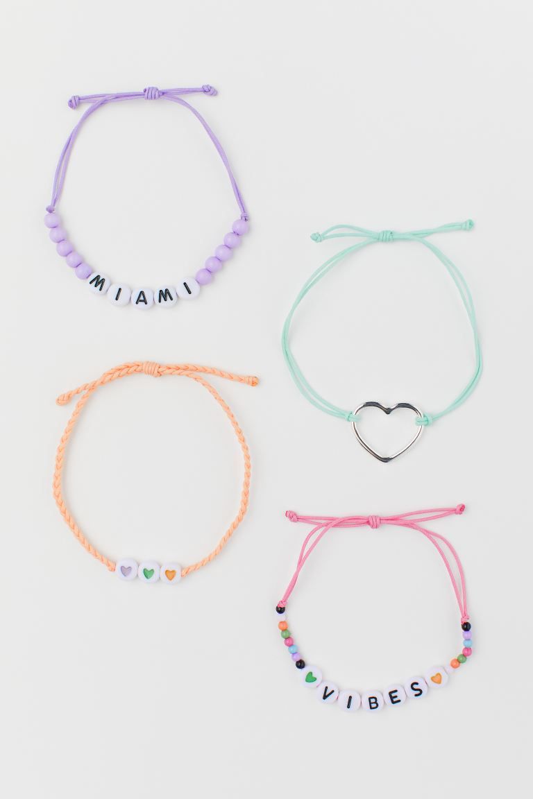 4-pack Bracelets | H&M (US + CA)