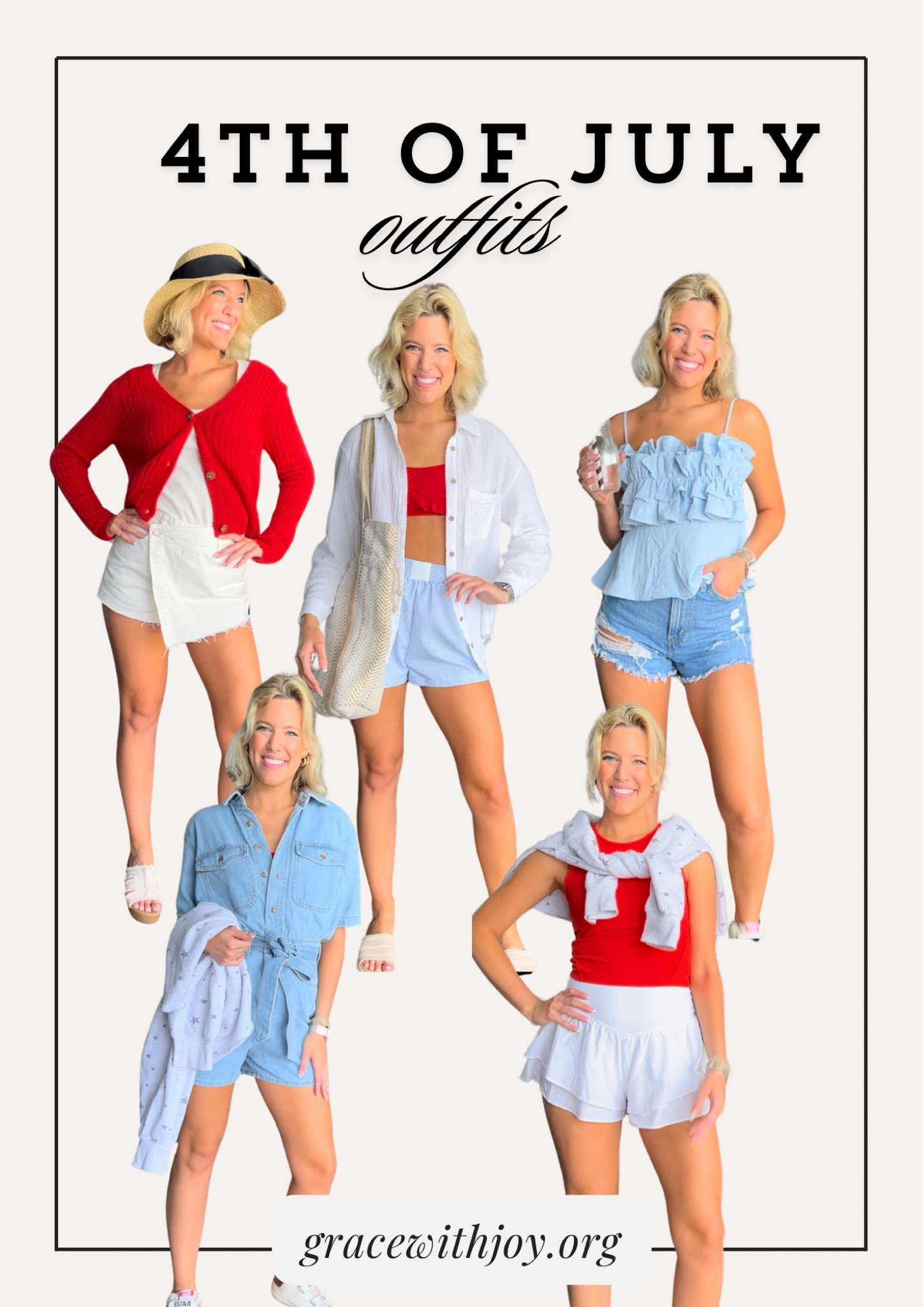 Some patriotic outfit inspo for The 4th of July! 

#LTKFindsUnder100 #LTKSeasonal #LTKOver40