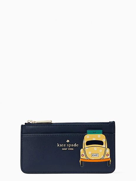 beep beep large slim card holder | Kate Spade Outlet