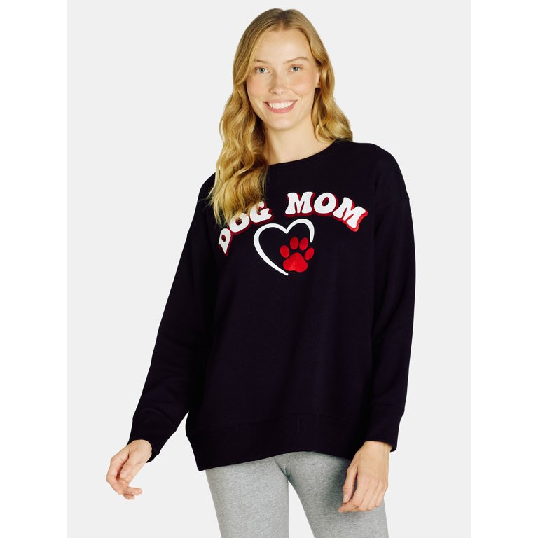 Valentine’s Day Women's Graphic Sweatshirt from Way to Celebrate, Sizes S-XXXL | Walmart (US)