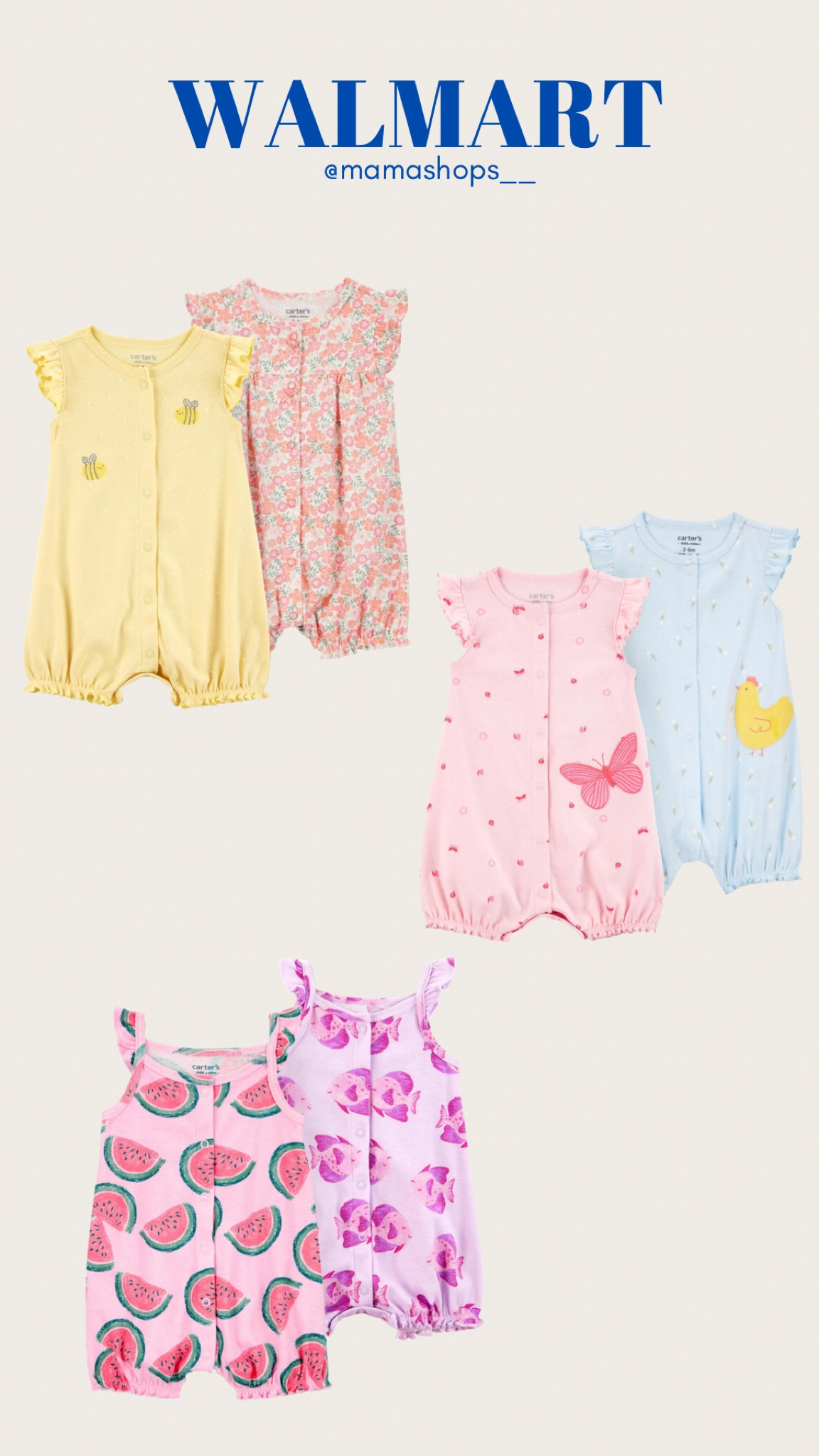 Carter's Child of Mine Baby Girl Dress and Rompers at Walmartt

#LTKSeasonal #LTKBaby #LTKKids