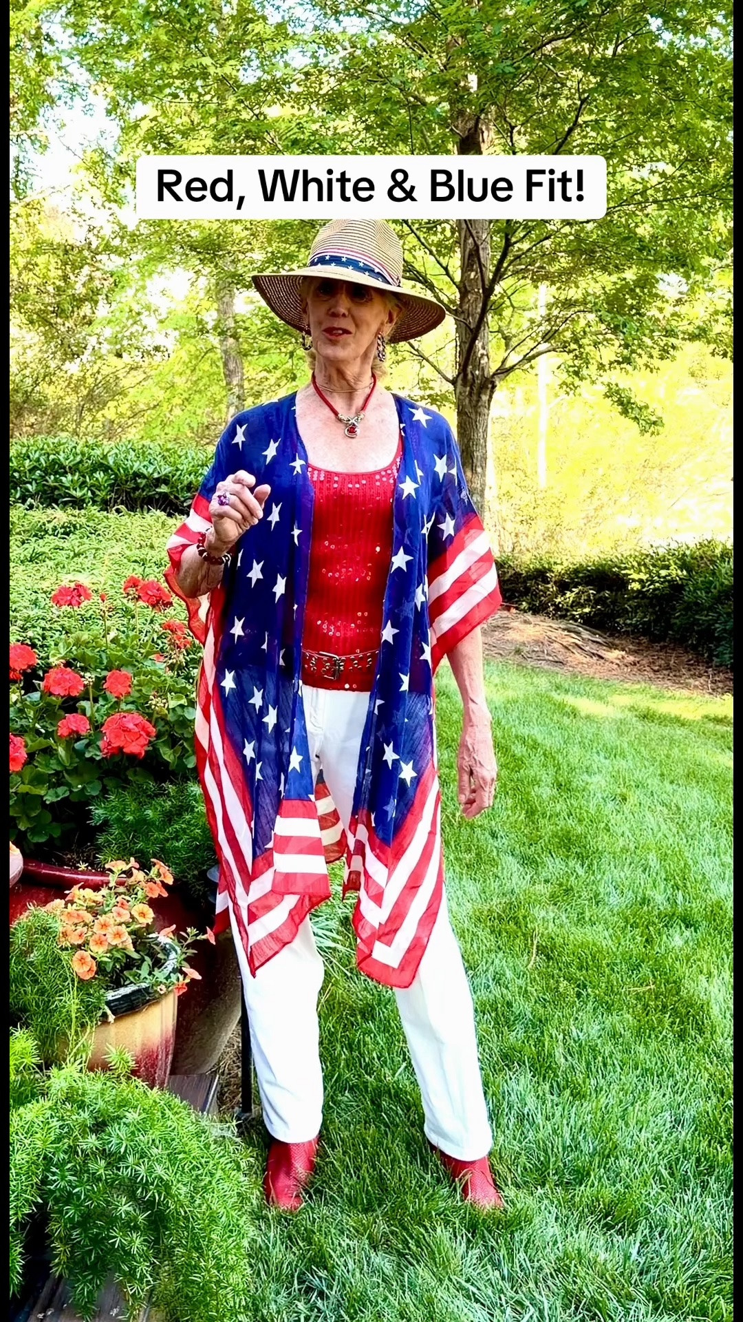 the Fourth of July celebration is coming up -You want to get your red white and blue on! The stores have lots of interesting ideas that you can wear for America’s 250th anniversary! #fyp #4thofjuly #trending #ootd #red

#LTKSeasonal #LTKOver40 #LTKootd