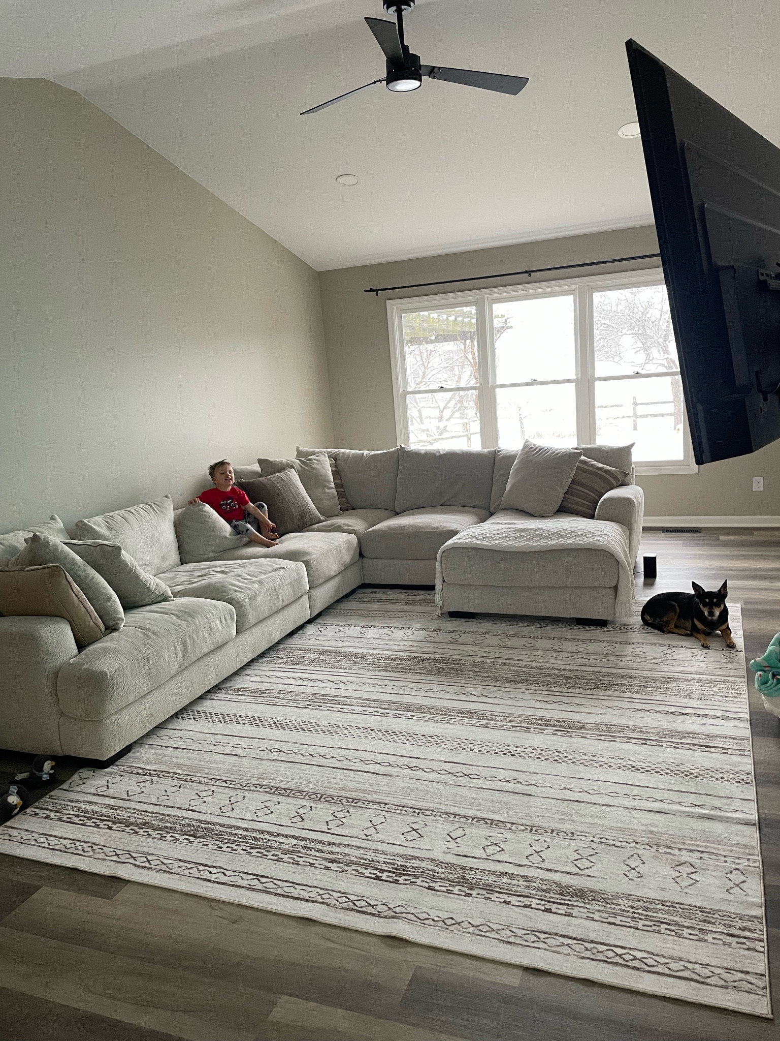 You guys this rug is a STEAL! It’s 8x10, soo soft, and is grippy on the bottom so it doesn’t slide around. It’s exactly what we were looking for and matches our living room perfectly. There are other colors, too!

#LTKHome #LTKSaleAlert #LTKFamily
