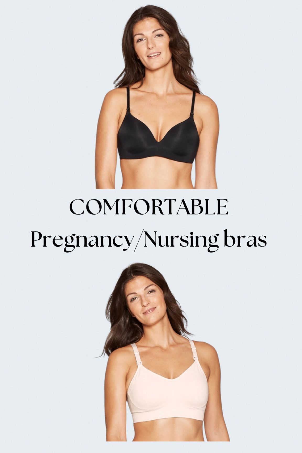 These bras are so comfortable for pregnancy. They are so soft and also, SO affordable too. And they are nursing bras as well for breastfeeding! Highly recommend! 

#LTKunder50 #LTKbump #LTKcurves