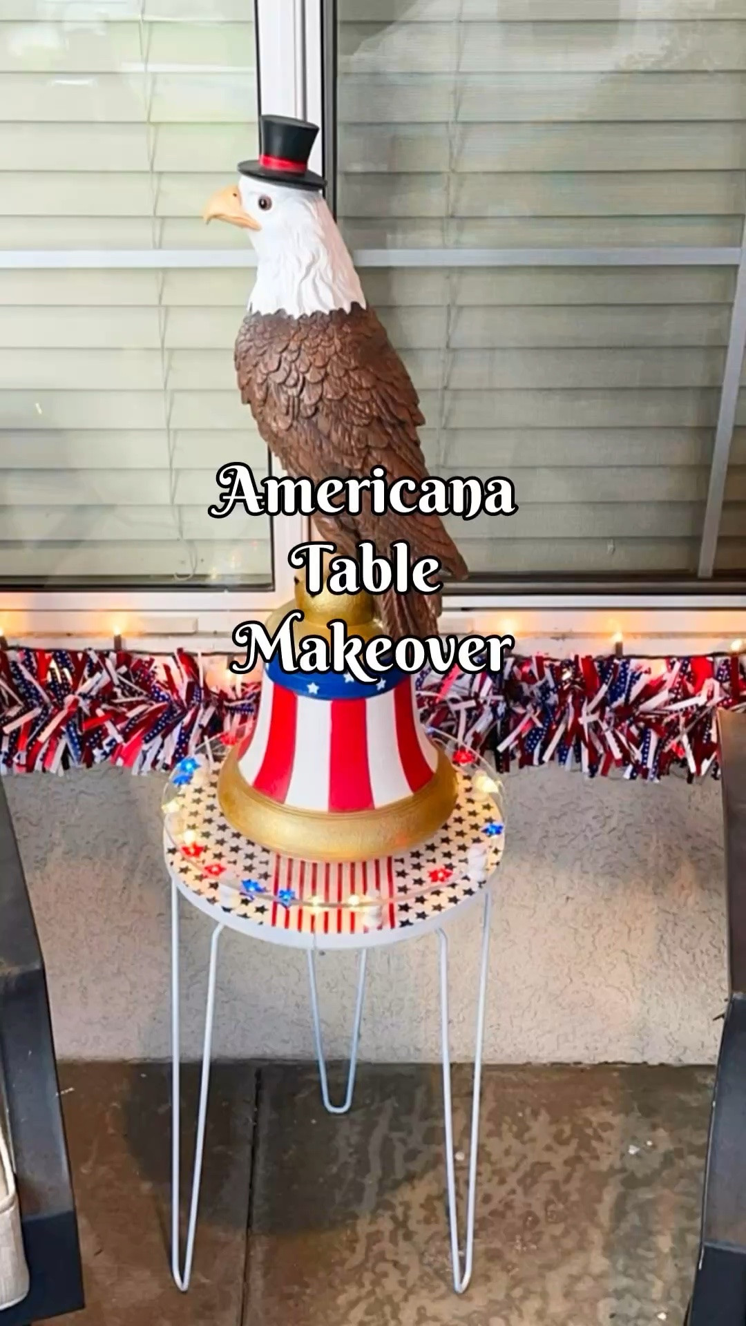 Celebrate America with this easy and adorable Americana table DIY! 

Americana, USA, patriotic decor, diy ideas, diy home, home decor, seasonal decor

#LTKvlog #LTKSeasonal #LTKHome