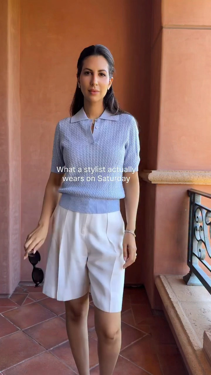 Spring outfit ideas | stylist off duty look

The spring uniform that requires zero thinking. Knit polo, white shorts, slides, done!



#LTKdayinmylife #LTKActive #LTKootd