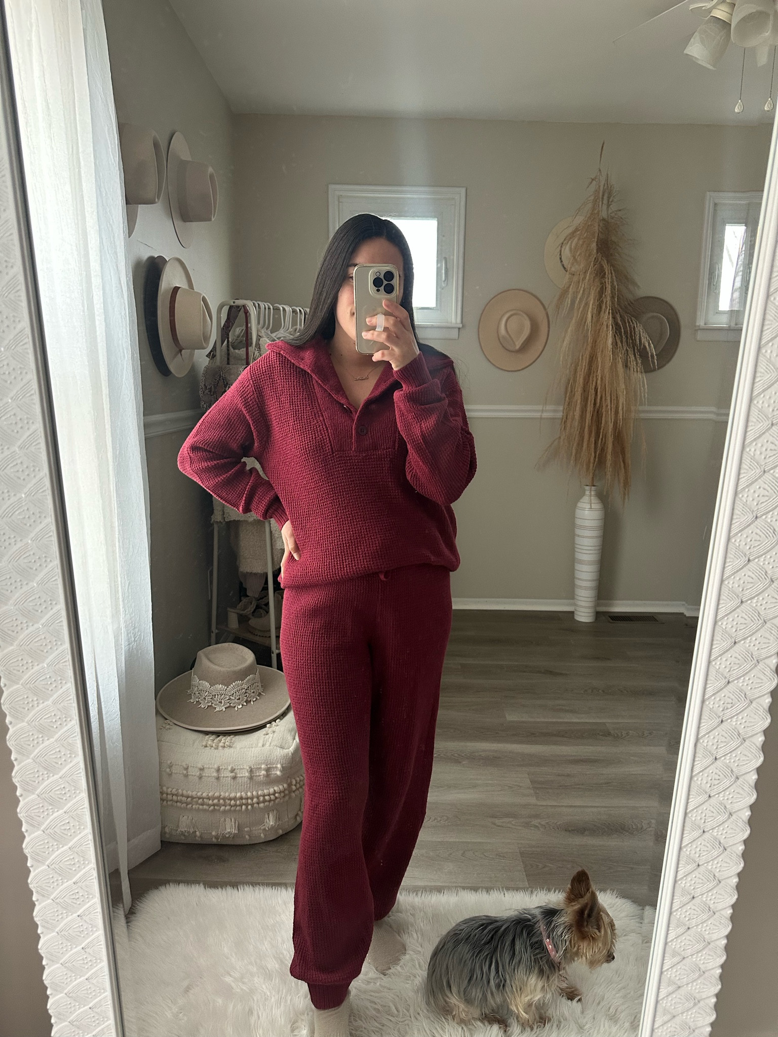 Seriously obsessed with this lounge set! Get it before it’s completely sold out! It’s on major clearance for 21$ per piece! Perfect for postpartum! Wearing XXS in both, super stretchy and oversized fit. 

#LTKSaleAlert #LTKPetite #LTKFindsUnder50