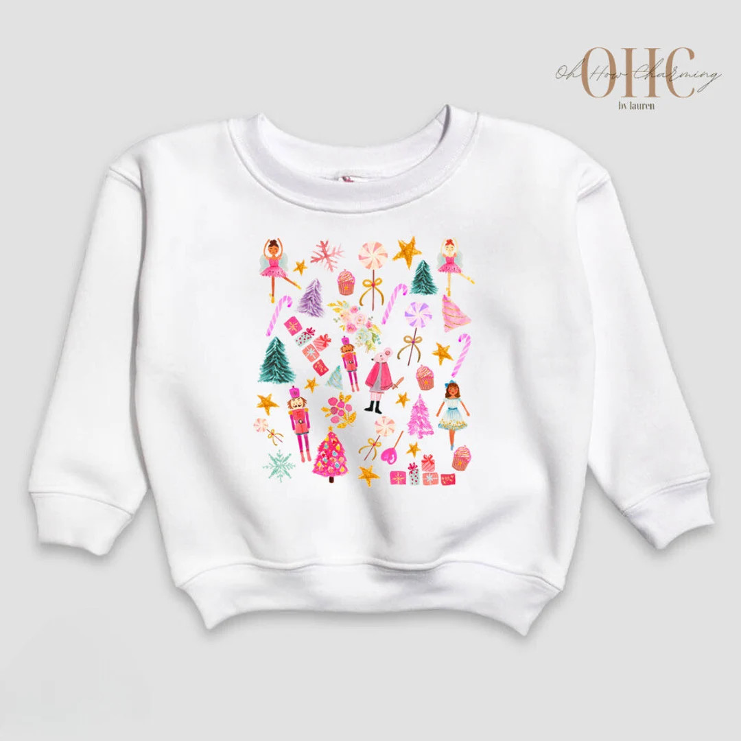 Sugarplum Sweatshirt Nutcracker Christmas Sweatshirt Toddler - Etsy | Etsy (US)