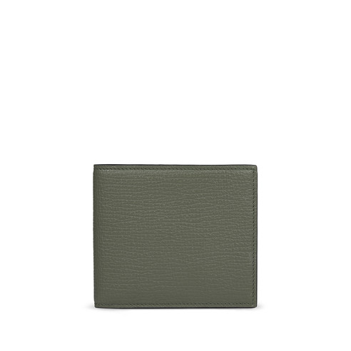 6 Card Slot Wallet in Ludlow in dark khaki | Smythson | Smythson