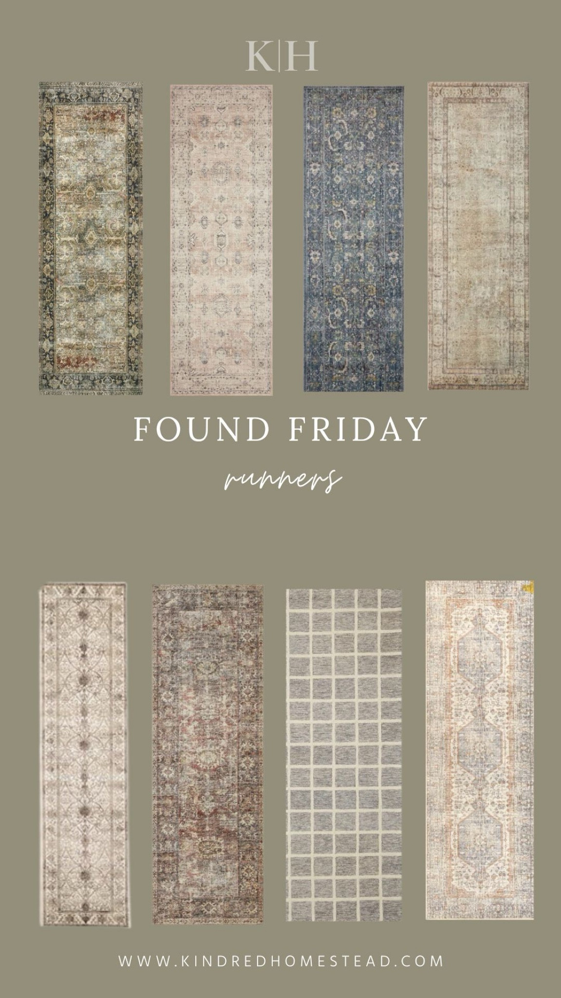 Runner rugs for entryways, hallways, kitchens, and more that incorporate timeless antique styles and elevate home decor with texture and color!

#LTKHome